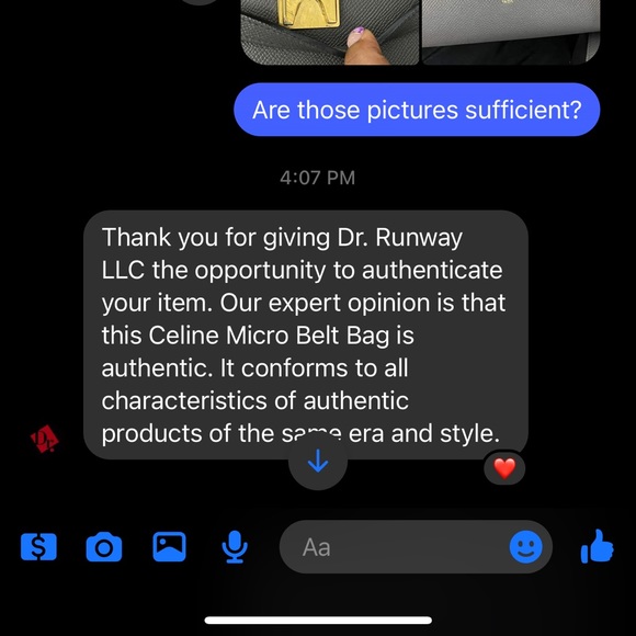 *Sold* Celine Belt Bag Micro - Picture 7 of 17